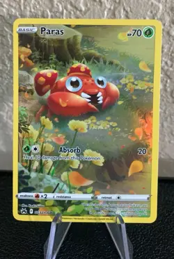 Pokemon TCG: Paras GG32/GG70 SWSH: Crown Zenith: Galarian Gallery - Image 1