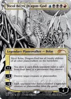 🧙Nicol Bolas, Dragon God M 1246 FOIL Secret Lair MTG - Image 1