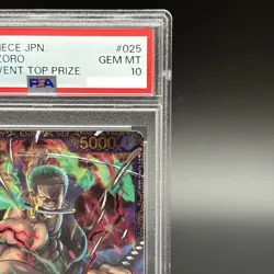 PSA 10 Roronoa Zoro OP01-025 Flagship Battle Promo ONE PIECE Card Japanese - Image 4