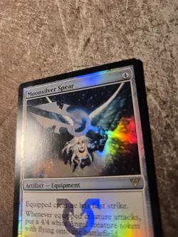 MTG Magic The Gathering Moonsilver Spear Foil Artifact Promo Commander - Image 3