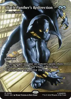 MTG Marvel Super Heroes - Black Panther's Redirection / Narset's Reversal - Image 1