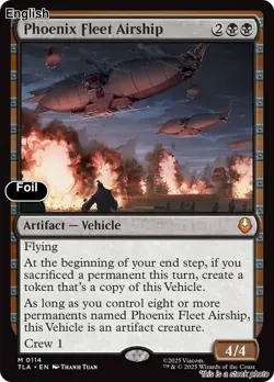 Phoenix Fleet Airship EN [TLA - 114] - NM [Foil] TCG MTG - Image 1