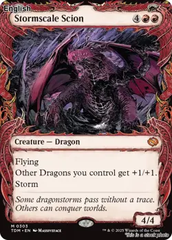 Stormscale Scion (Showcase) EN [TDM - 303] - NM TCG MTG - Image 1