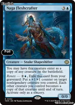 Naga Fleshcrafter EN [PPTDM - 52] - NM [Foil] TCG MTG - Image 1