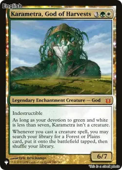 Karametra, God of Harvests EN [LIST - 148/165] - NM TCG MTG - Image 1