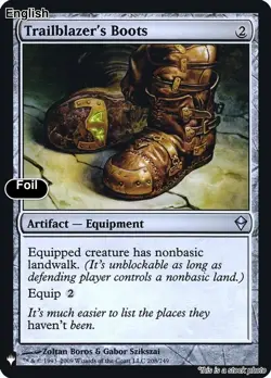 Trailblazer's Boots EN [LIST - 208] - NM [Foil] TCG MTG - Image 1