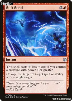 Bolt Bend EN [WAR - 115] - LP TCG MTG - Image 1