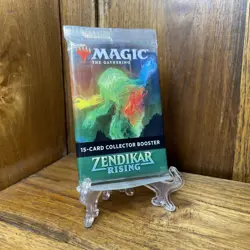 👻 Transparent Zendikar Rising - Sealed Collector Booster Pack - MTG ZNR English - Image 1