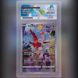 Pokemon TCG - Latias Art Rare 195/172 SWSH Vstar Universe 2022 ACE 10 - Image 1