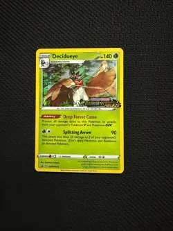 Decidueye (Prerelease) SWSH035 Holo Promo Sword & Shield Promo Pokemon Holo NM - Image 1