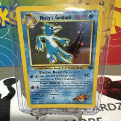 💫 Swirl Mistys Golduck NM LP Gym Challenge Holo Rare 12 Pokemon - Image 1