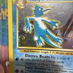 💫 Swirl Mistys Golduck NM LP Gym Challenge Holo Rare 12 Pokemon - Image 2