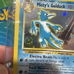 💫 Swirl Mistys Golduck NM LP Gym Challenge Holo Rare 12 Pokemon - Image 3
