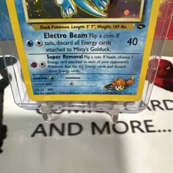 💫 Swirl Mistys Golduck NM LP Gym Challenge Holo Rare 12 Pokemon - Image 5