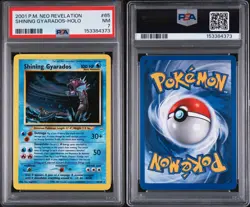 2001 POKEMON NEO REVELATION #65 SHINING GYARADOS-HOLO PSA 7 - Image 1