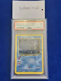 2001 POKEMON NEO REVELATION #65 SHINING GYARADOS-HOLO PSA 7 - Image 3