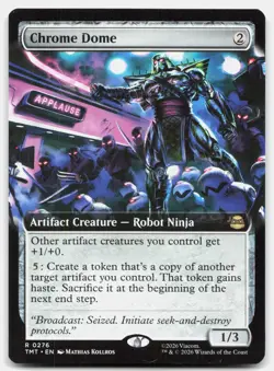 Chrome Dome (Extended Art) - NM - TMT Teenage Ninja Turtles # 0276 - MTG Magic - Image 1