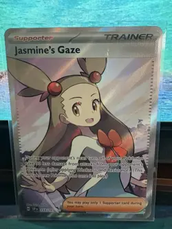 Pokemon TCG Jasmine's Gaze 233/191 Surging Sparks Full Art Trainer NM/M - Image 1
