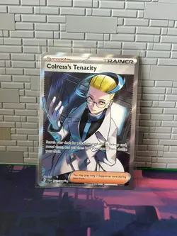 Colress's Tenacity 087/064 Shrouded Fable NM Full Art Trainer Pokemon TCG - Image 1