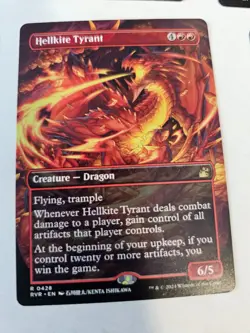 MTG - Hellkite Tyrant Anime Borderless - Ravnica Remastered - Image 1
