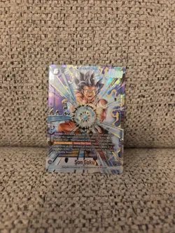 Son Goku FB09-037 Alternate Art Dual Evolution Dragon Ball Card English Fusion - Image 1