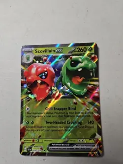 Pokemon TCG - Scovillain ex - 022/162 - SV Temporal Forces - Half Art Card - Image 1