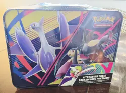 2025 POKEMON TCG COLLECTOR TREASURE CHEST LUNCH BOX TIN NEW/SEALED - Image 2