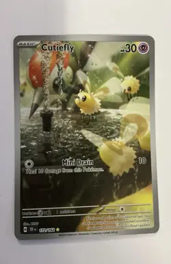 Cutiefly 172/162 Pokemon TCG Temporal Forces Illustration Rare NM - Image 1