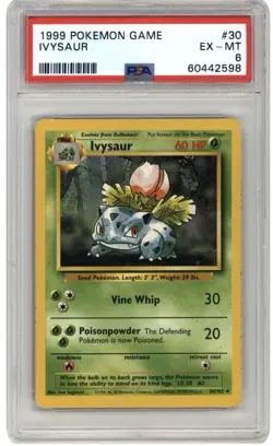 Ivysaur 030/102 Base Set Regular PSA 6 - Image 1