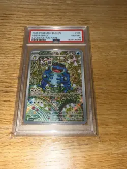 Seismitoad 105/086 Sv: Black Bolt Illustration Rare Foil PSA 8 Eng 2025 - Image 5