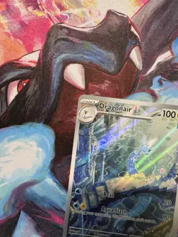 Pokemon TCG Dragonair 181/165 SV 151 Illustration Rare Holo English - Image 3