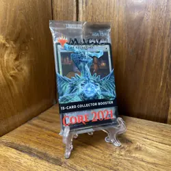 👻 Transparent Misprint Core 2021 Sealed Collector Booster Pack MTG M21 English - Image 1