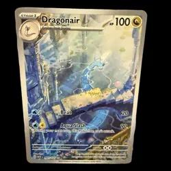 Pokemon TCG Dragonair 181/165 SV 151 Illustration Rare Card Near Mint Condition - Image 2