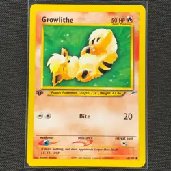 Growlithe - 68/105 - 1st Edition - Neo Destiny - Pokemon Card - NM/M - Image 1