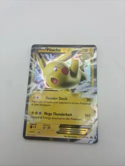 Pokemon TCG Pikachu EX XY174 Promo Holo Card - Image 1