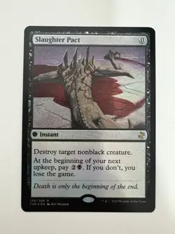 Slaughter Pact Foil MTG Magic the Gathering Card NM Near Mint TSR - Image 1