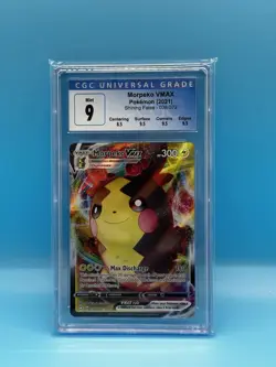 Pokemon TCG Morpeko VMAX holo 038/072 Shining Fates US Set- CGC 9 - Image 1