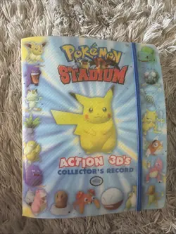 Vintage Pokemon Stadium Action 3D's Collector's Record & 3D Cards - Missing 5 - Image 1
