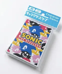 Sonic the Hedgehog Logo Card Sleeves Official Japan Sealed✖2 - Image 2