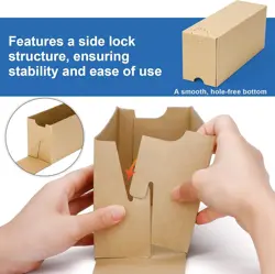 Card Storage Box for Toploader, 12 • 600 Count Cardboard Trading Organizer Box - Image 4