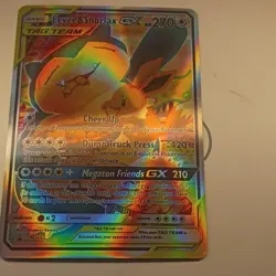 Pokemon Eevee & Snorlax GX TAG TEAM Promo Holo SM169 SM HP 270 English Basic - Image 3