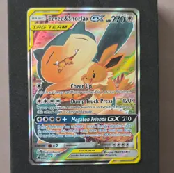 Pokemon TCG Eevee & Snorlax GX SM169 TAG TEAM GX Promo Holo 270HP English - Image 1