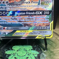 Pokemon Eevee & Snorlax GX TAG TEAM Full Art Promo Holo SM169 270HP English - Image 5