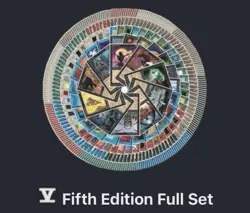 Fifth 5 Edition Full Set MTG Magic the Gathering 449/449 Inglese NM - Image 1