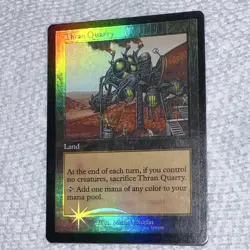 Wizards of the Coast MTG Thran Quarry Urza's Saga English Foil Rare #329/350 - Image 2
