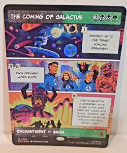 The Coming of Galactus Marvel Magic the Gathering MTG Full Art NM - Image 1