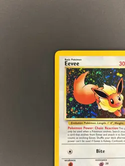 Pokemon TCG Eevee Wotc Promo Holo #11/53 1999 Basic 30 HP English - Image 3