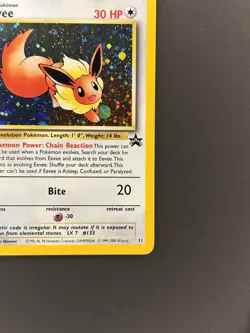 Pokemon TCG Eevee Wotc Promo Holo #11/53 1999 Basic 30 HP English - Image 5