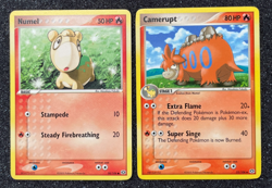 Pokemon Tcg Numel 58/106 & Camerupt 23/106 (EX Emerald) Non Holo free shipping - Image 1