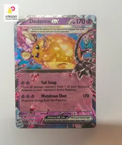Dedenne EX 93/193 Tera Double Rare Holo NM POKEMON TCG Paldea Evolved English - Image 1